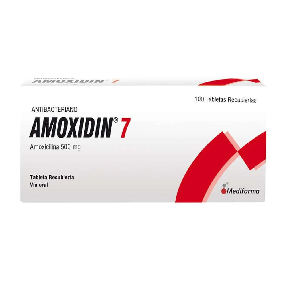 Amoxidin 7 500 mg Tableta recubierta