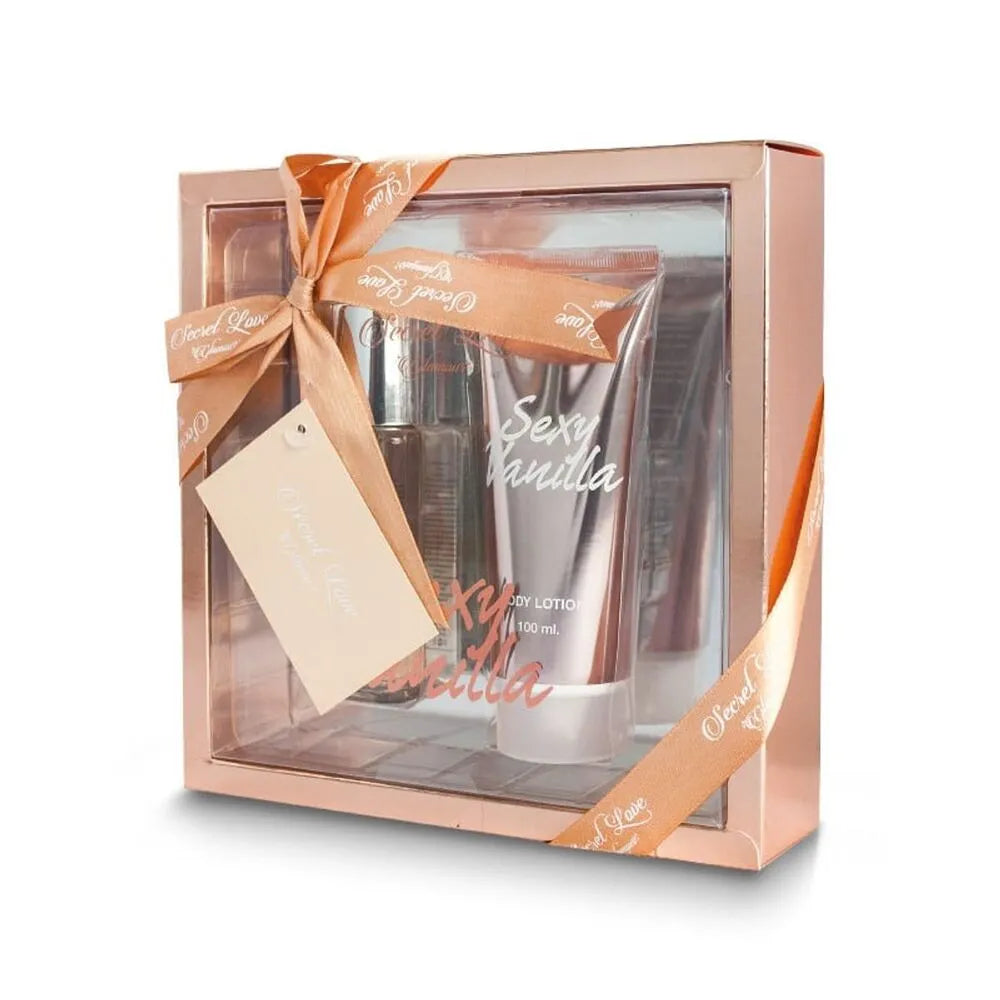 Secret Love Glamour Body Mist Sexy Vanilla + Body Lotion