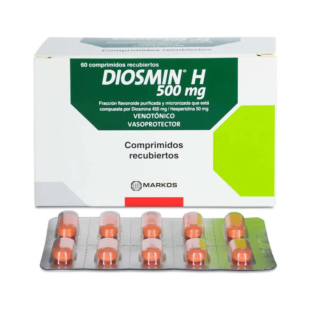 Diosmin H 500mg Comprimido recubierto