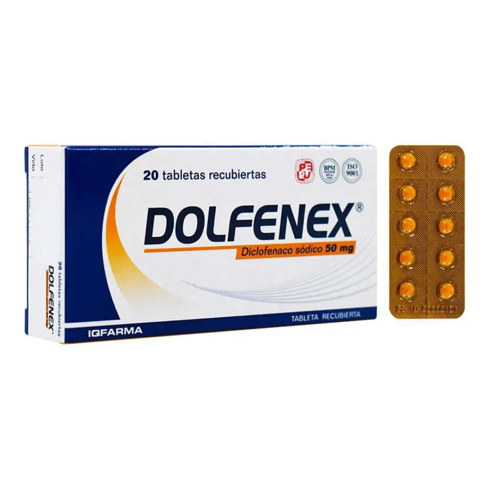 Dolfenex 50mg Tableta Recubierta
