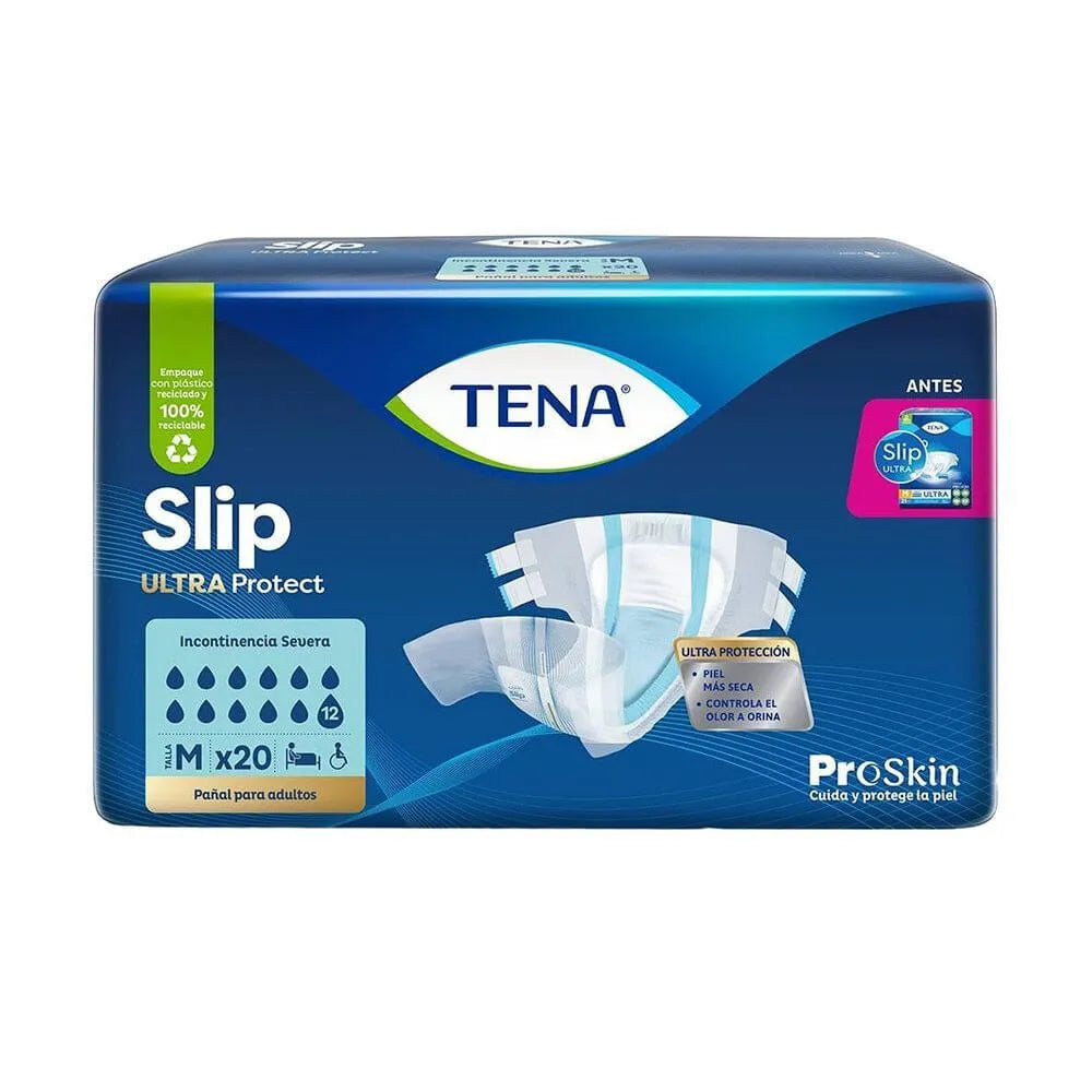 Tena Slip Ultra Pañal Para Adultos Talla M x 20 Un