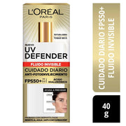 Protector Solar L'Oreal París UV Defender Fluido Invisible FPS