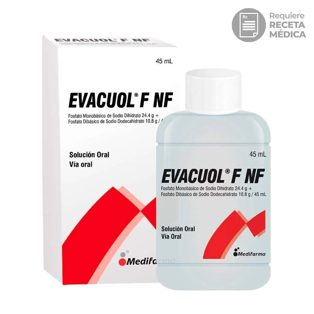 Evacuol F Nf 24.4g + 10.8g/45mL Solución Oral