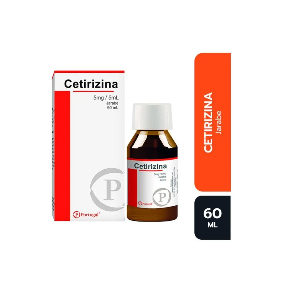 Cetirizina Ptg 5 Mg/5 Ml Jarabe – Frasco 60 ml