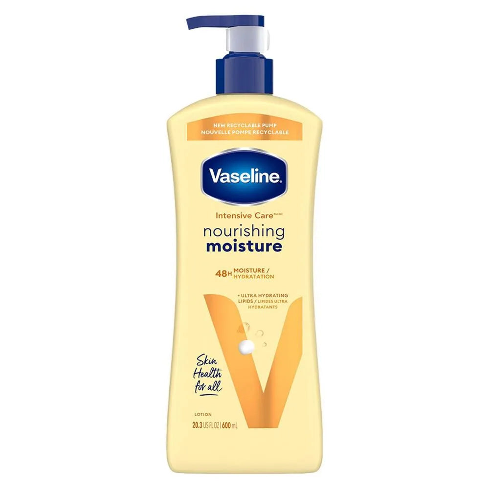 Crema Corporal Vaseline Nourishing Moisture Botella 600 mL