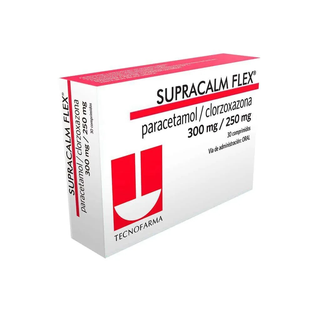 Supracalm flex 300mg+250mg Comprimido