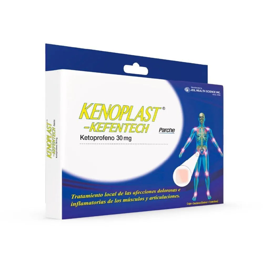 Kenoplast 30 mg Parche Caja de 3 und