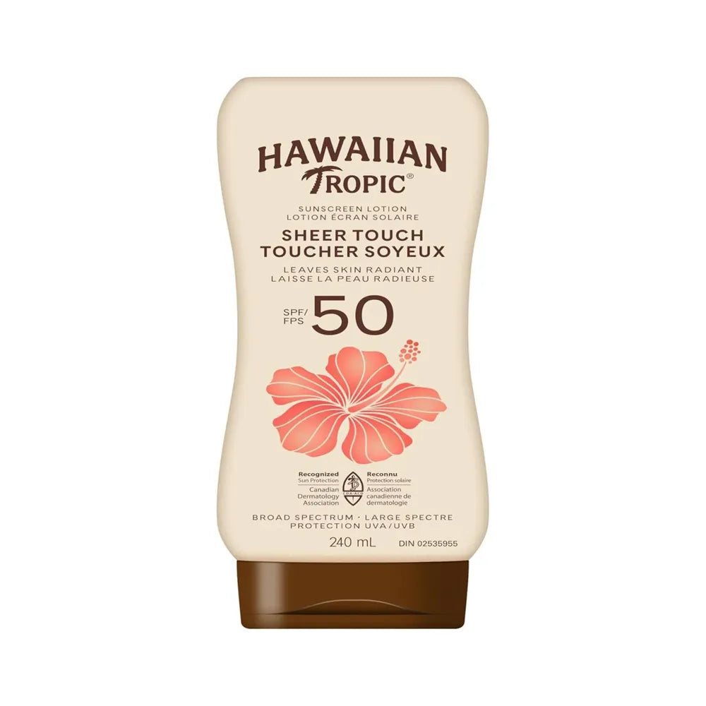 Hawaiian Tropic Sheer Touch Lotion Sunscreen SPF 50, 240mL