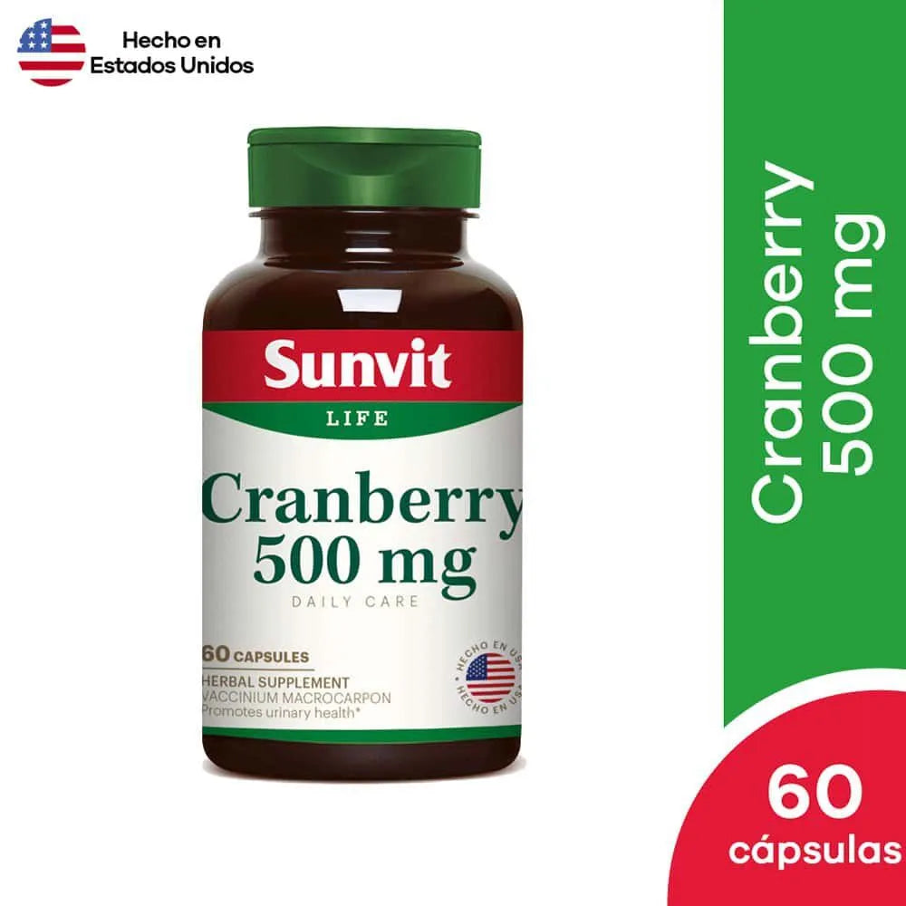 Sunvit Cranberry 500mg Cápsula
