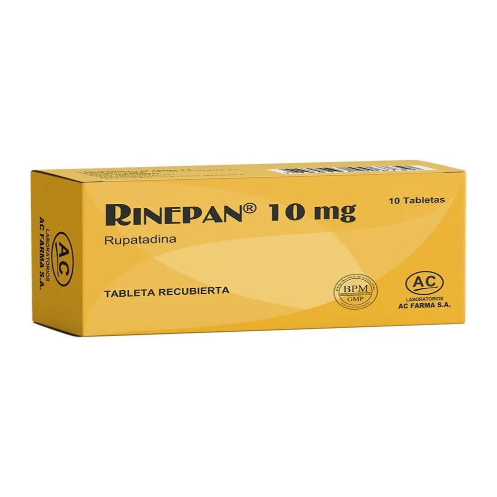 Rinepan 10 mg Tabletas Caja 10 und