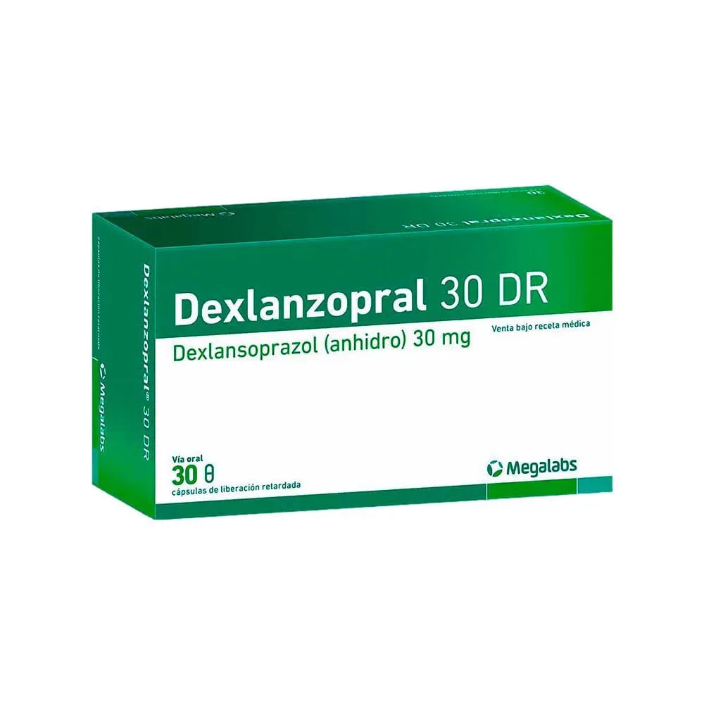Dexlanzopral 30 mg Cápsulas de Liberación Retardada