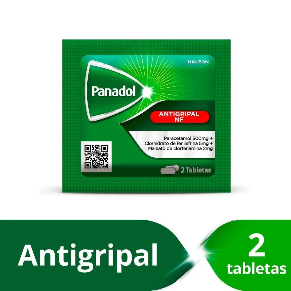 Panadol Antigripal Tabletas en Sobre