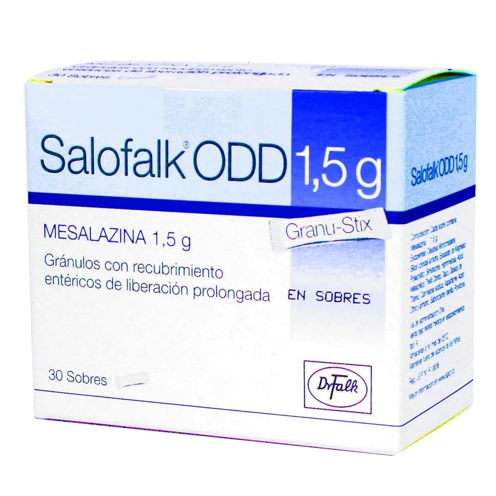 Salofalk 1.5 g Gránulos de Liberación Retardada Oral Sobres - Caja 15 sobres