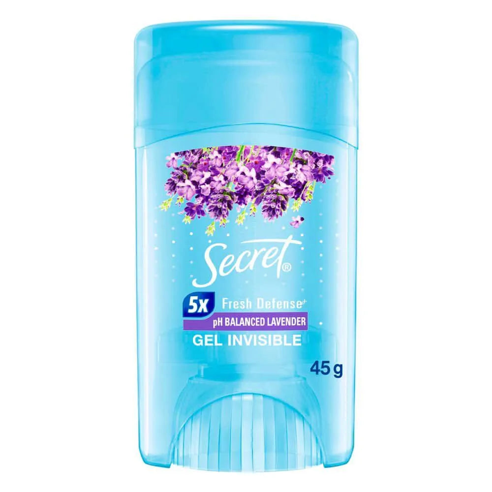 Gel Invisible Antitranspirante Secret Lavender 45 GR