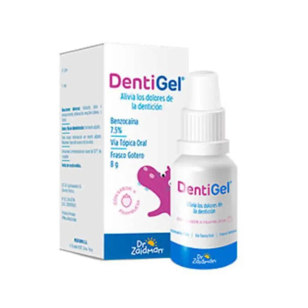 Dentigel gel x 8 fr