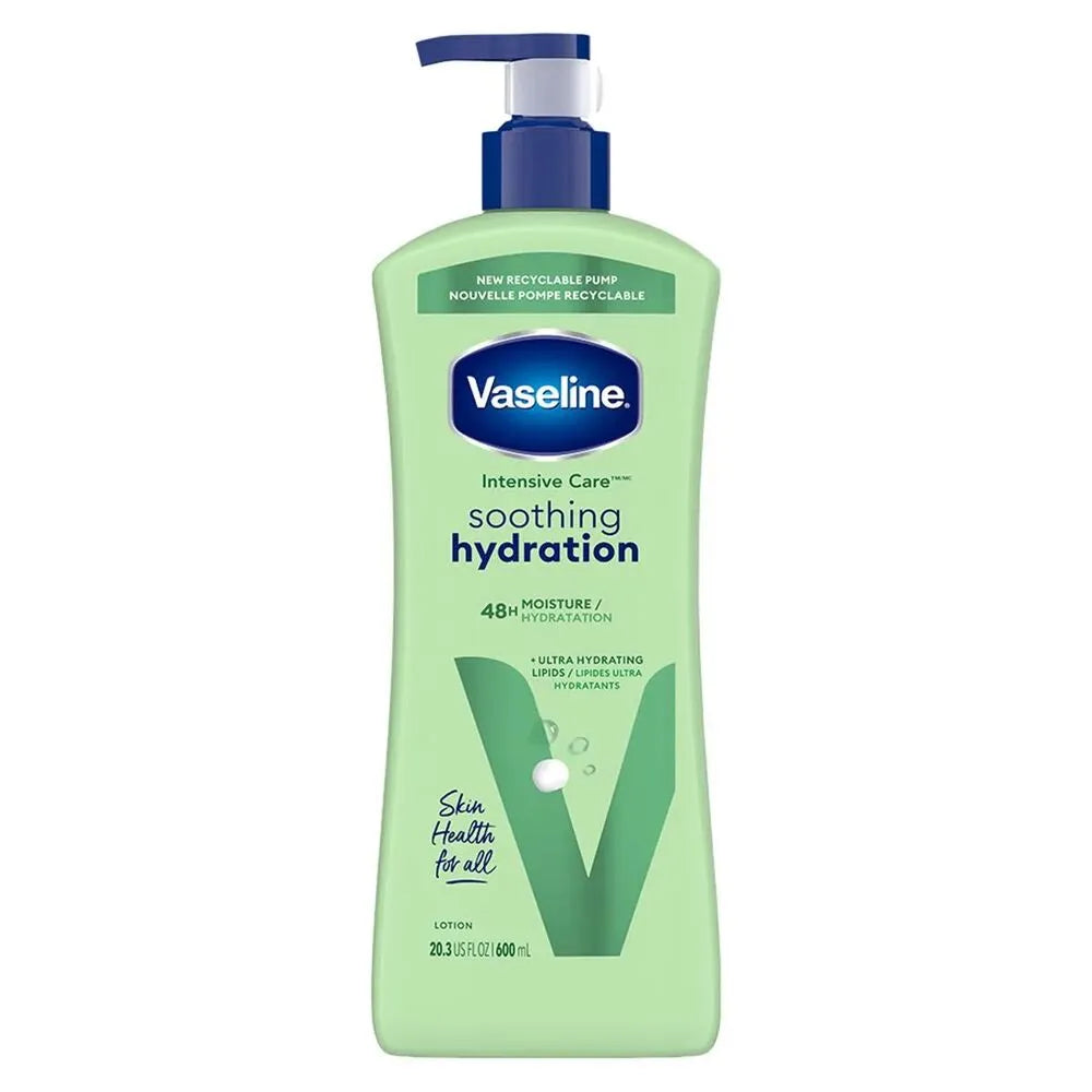 Crema Corporal Vaseline Soothing Hydration Envase 600 mL