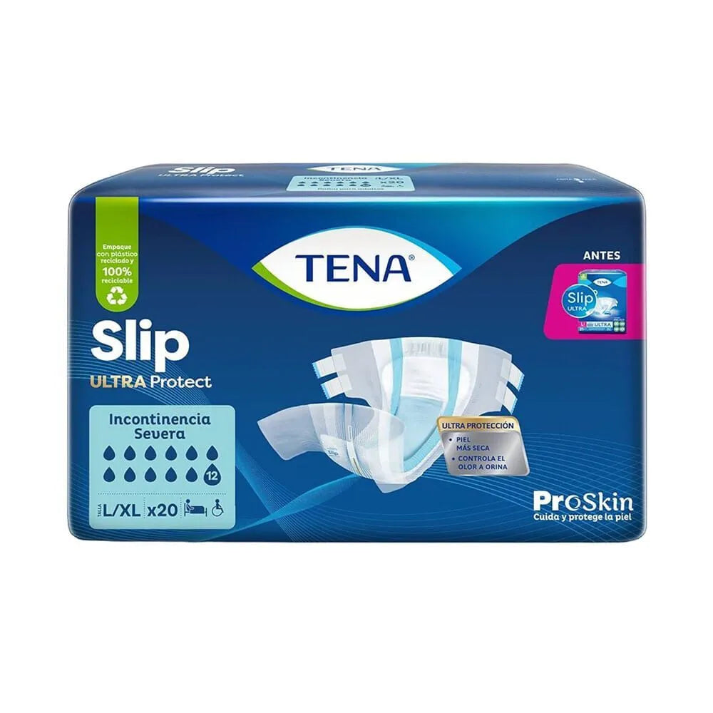 Tena Slip Ultra Pañal Para Adultos Talla L/Xl x 20 Un