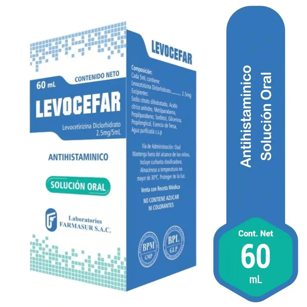 LEVOCEFAR JARABE X 60 ML