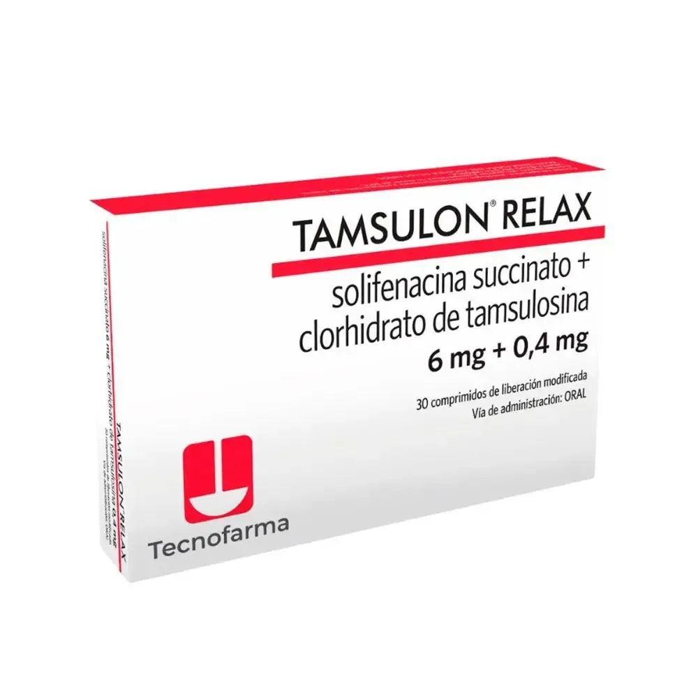 Tamsulon Relax 6 Mg + 0,4 Mg Comprimido de Liberación Modificada – Caja 30 UN