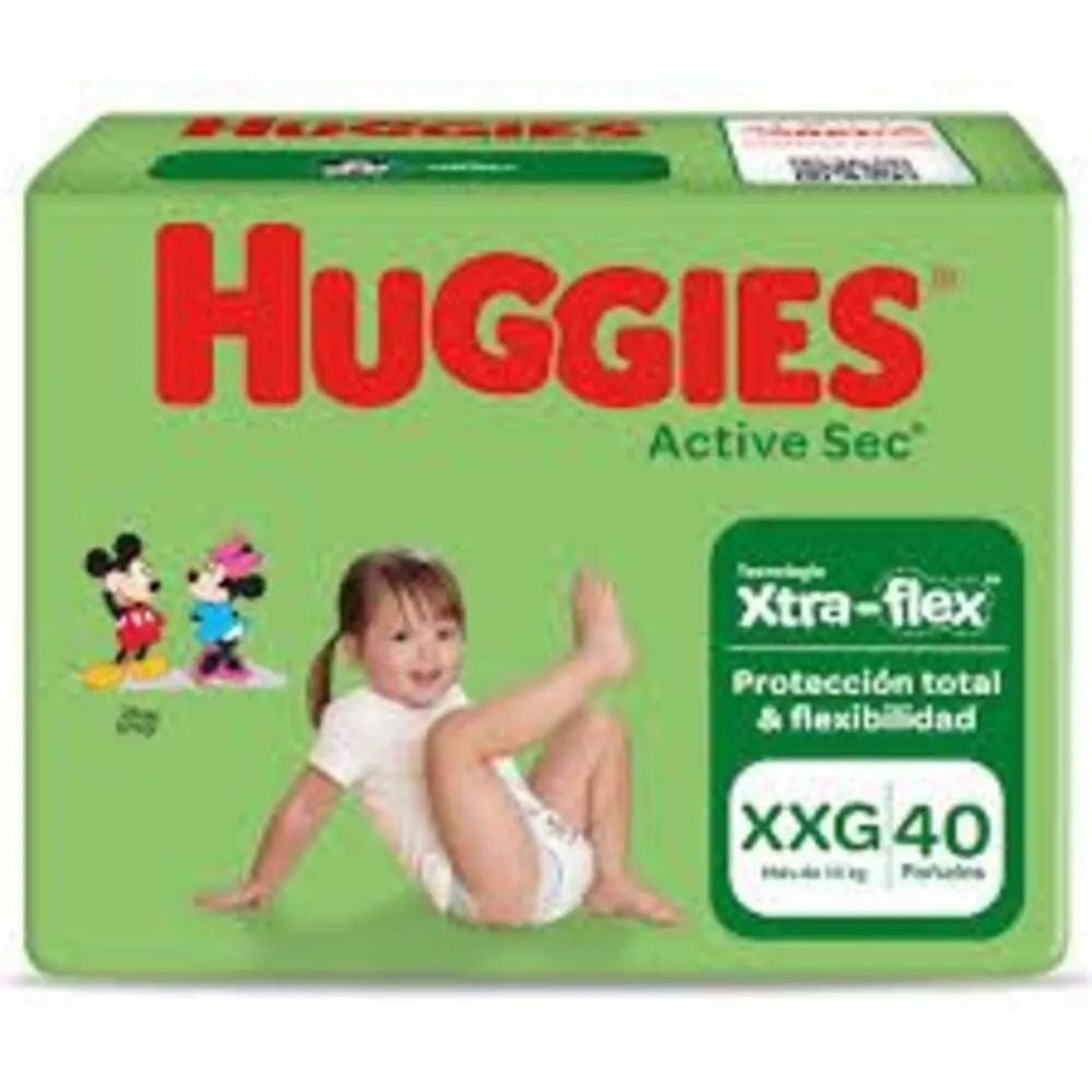 MIMI HUGGIES XXGX 40 UNIDADES