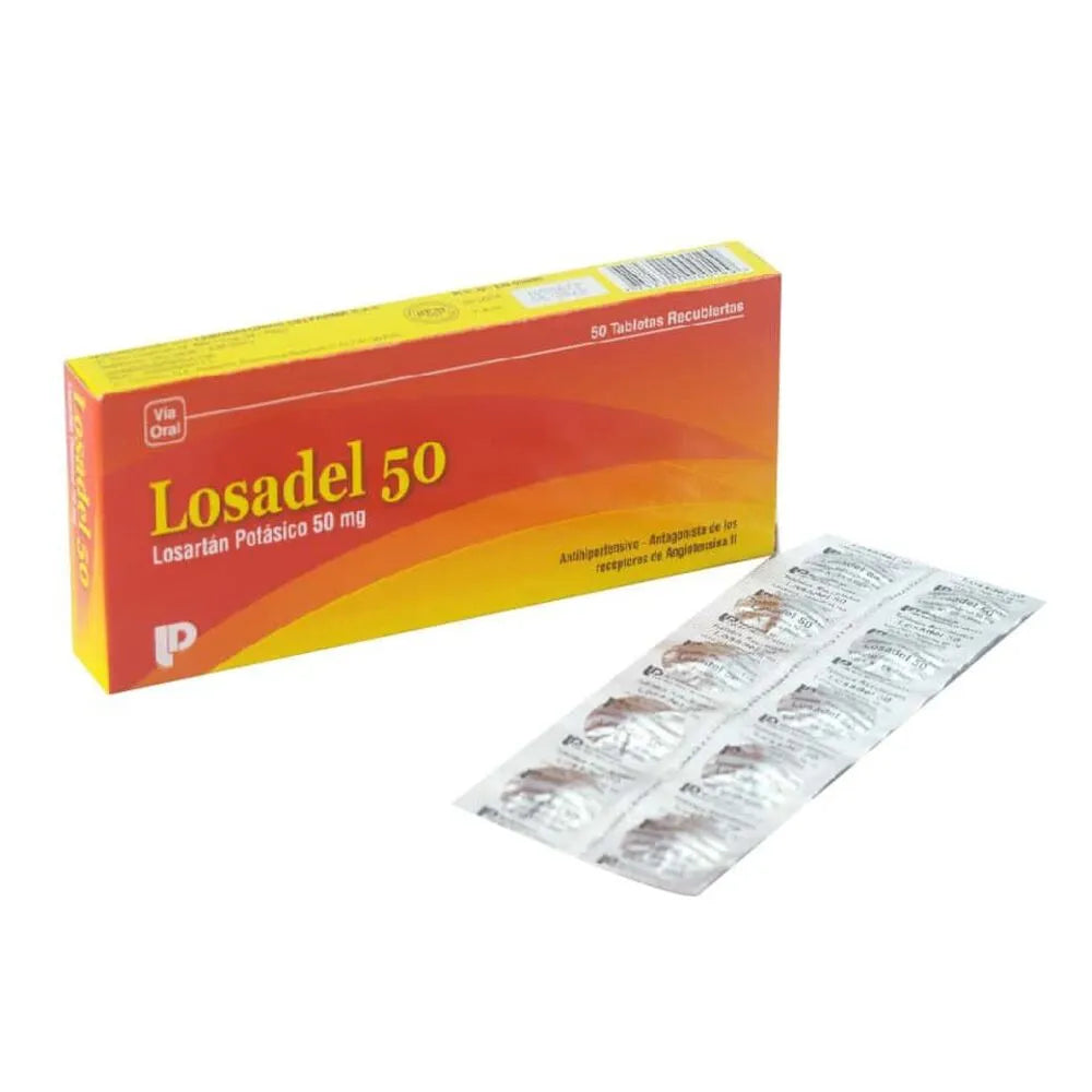 Losadel 50 Mg Tabletas Recubiertas