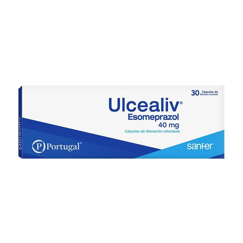 Ulcealiv 40mg Cápsulas de liberación retardada – Caja 28 un