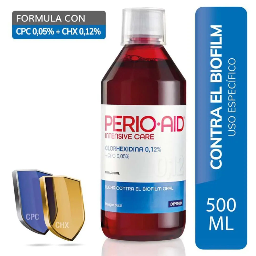 Enjuague Bucal Perio Aid 0.12% Intensive Care - Frasco 500ML