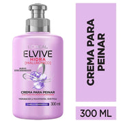 Crema para Peinar Elvive Hidra Hialurónico para Cabello Deshidratado – Botella 300 ml