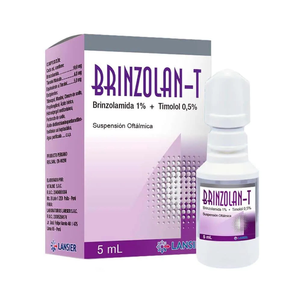 Brinzolan – T 1% - 0.5% Suspensión Oftálmica - Frasco 5 ml