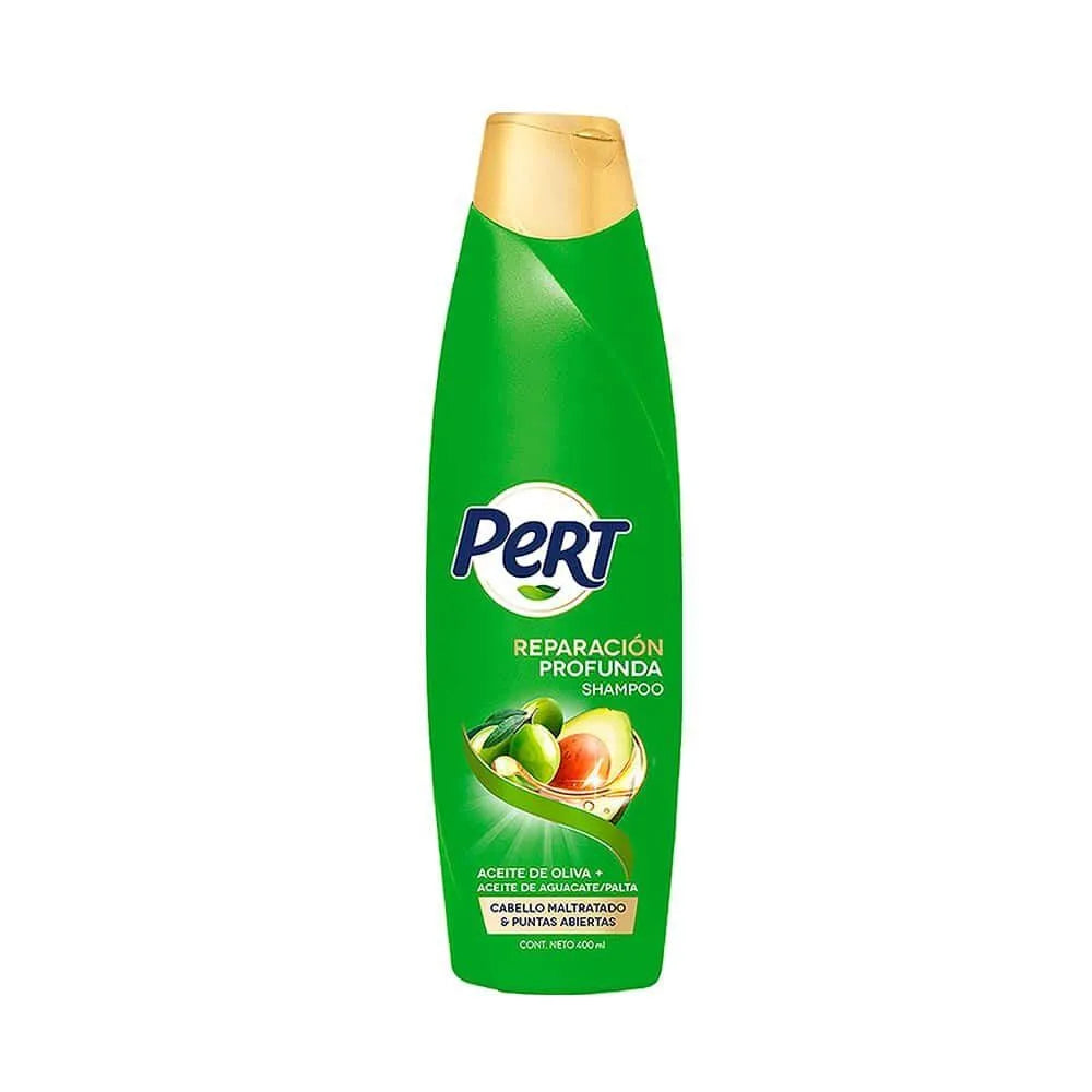 Shampoo Pert Reparación Profunda con Aceite de Oliva y Palta Frasco 400 ml