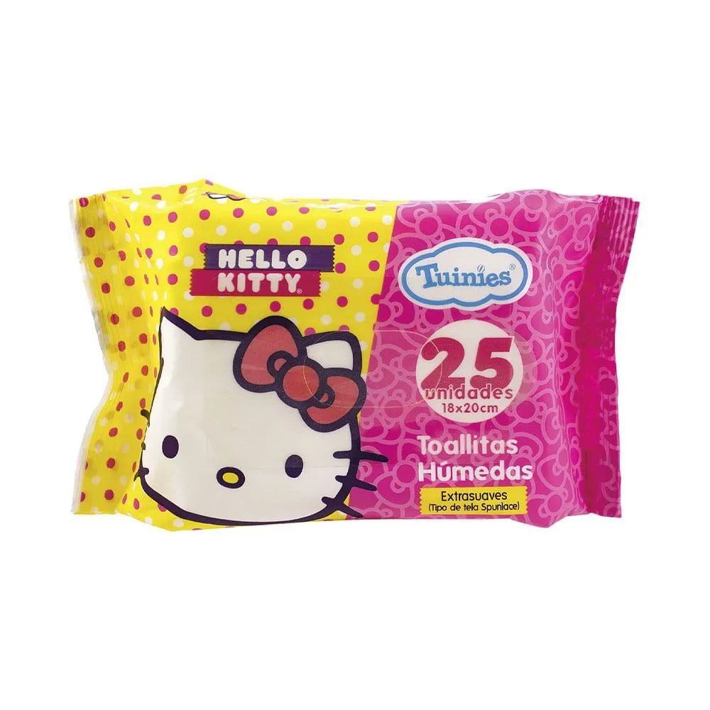 Tuinies Hello Kitty Toallitas Húmedas Diseño Aleatorio
