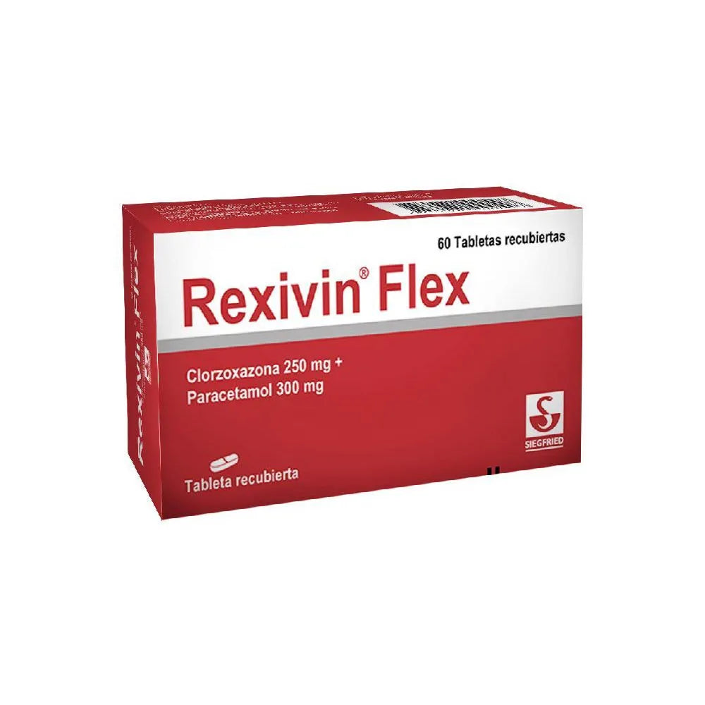 Rexivin flex 250mg+300mg Tableta recubierta CONFIRMAR