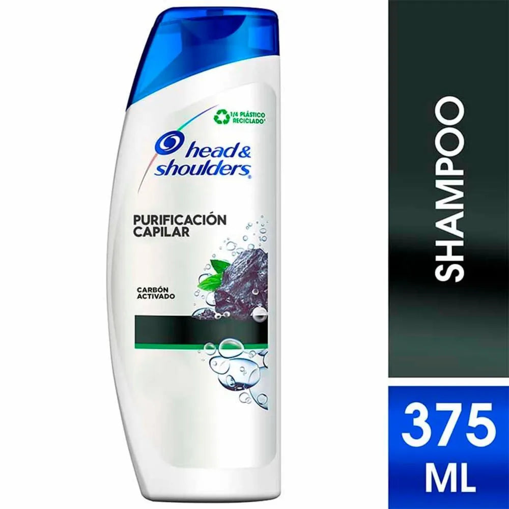 Shampoo Head & Shoulders Purificacion Capilar Carbon -375ML