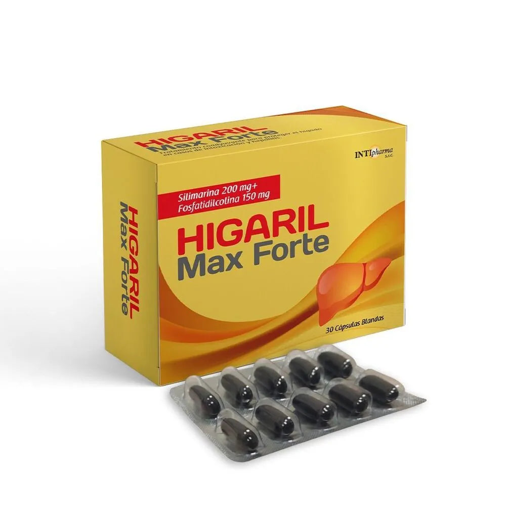 Higaril Max Forte Cápsulas Blandas - Caja 30 Un
