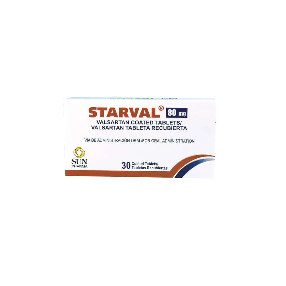 Starval 80mg Tableta Recubierta