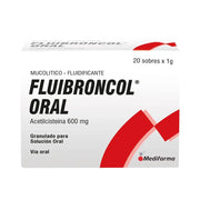 Fluibroncol Oral 600Mg - Caja 20 Sobres