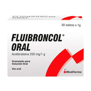 FLUIBRONCOL 200MG/1G Gránulos para Solución Oral