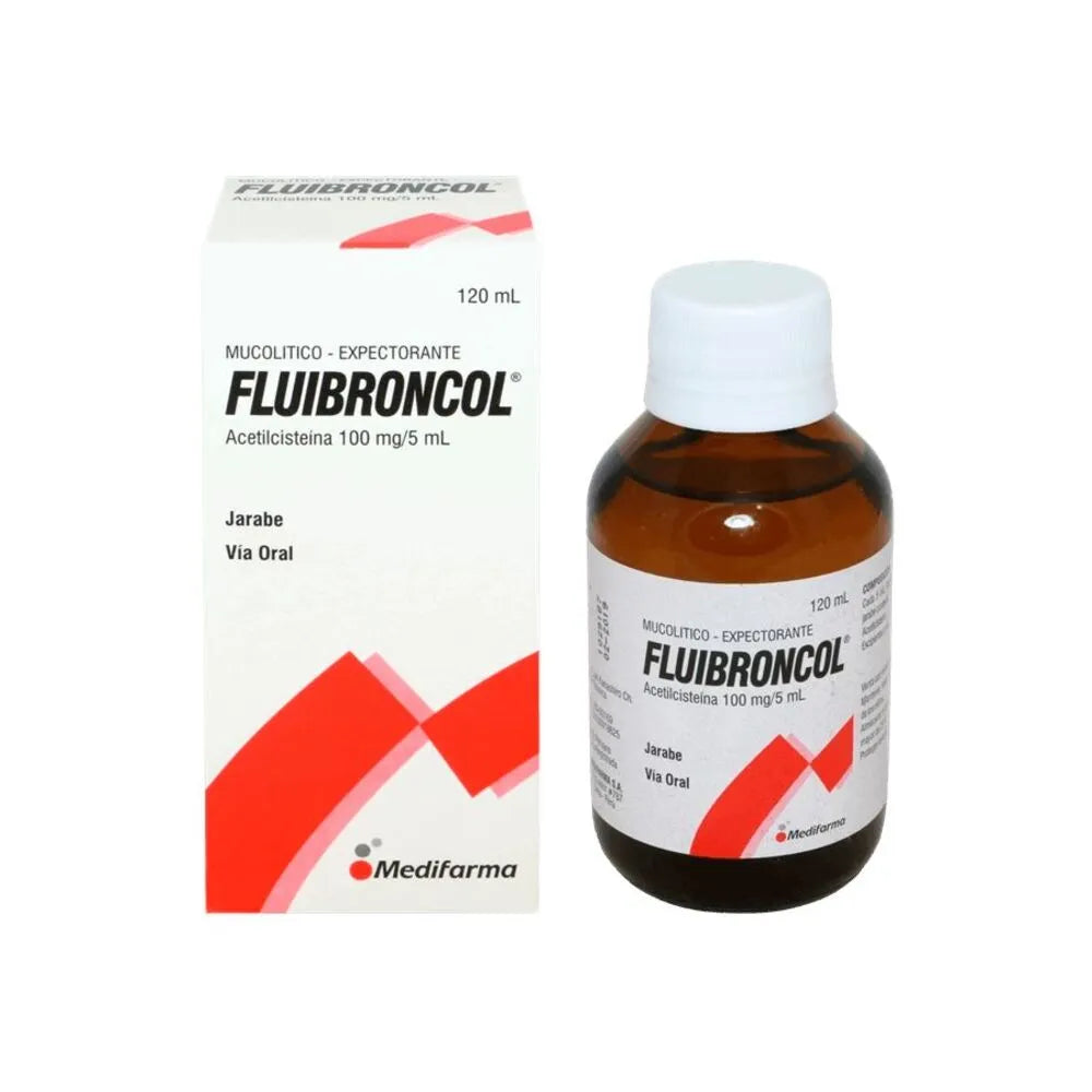 Fluibroncol 100mg/5ml Jarabe – Frasco 120 mL