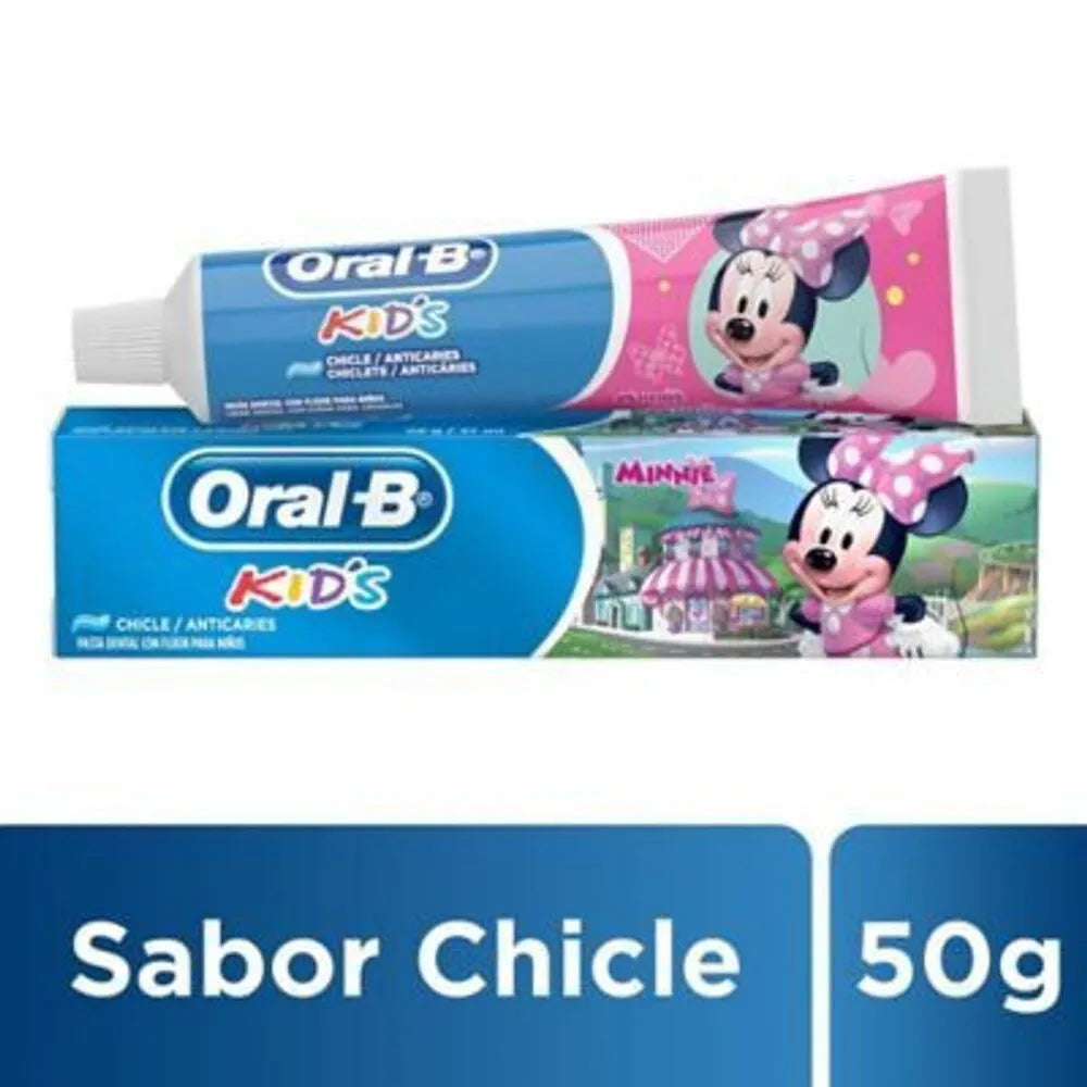 Crema Dental para Niños Oral B Kids Minnie Envase 50 g