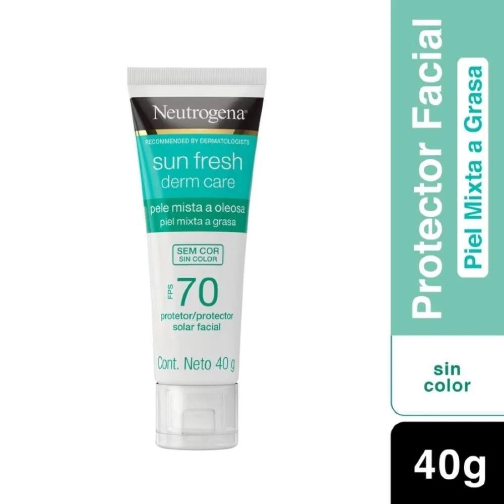 Protector Solar Facial Neutrogena Sun Fresh Piel Mixta/Grasa FPS70 40 g