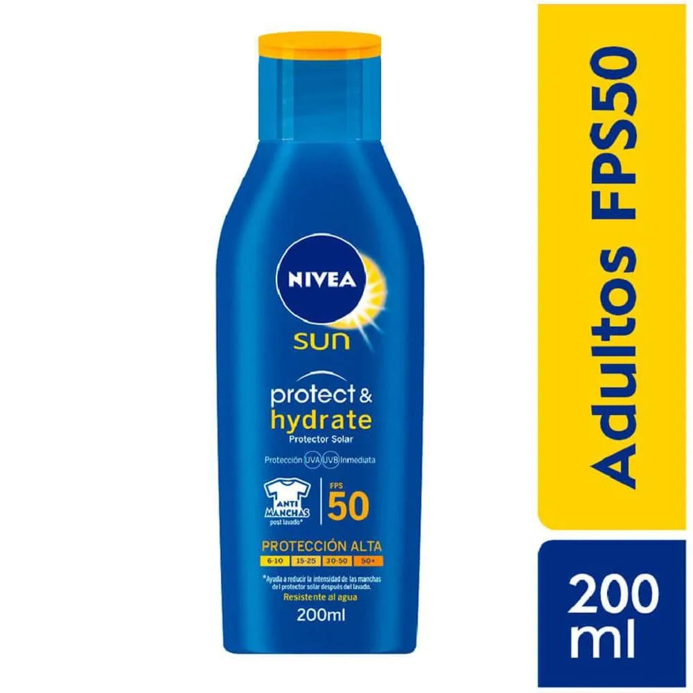 Protector Solar Hidratante Nivea Sun Spf50 x 200 ml