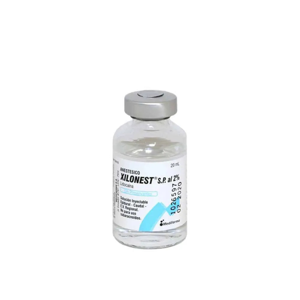 Xilonest S.P. 2% Solución Inyectable - Frasco vial 20 ML