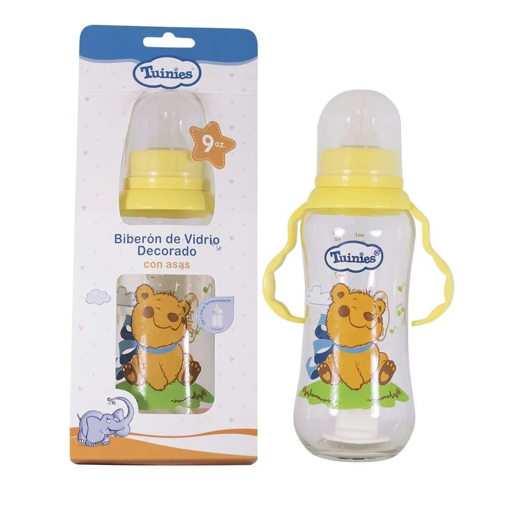 Biberón Tuinies Vidrio 9 Oz - Unidad 1 UN