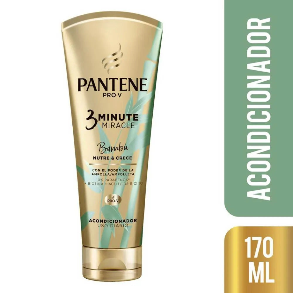 Pantene Acondicionador Bambú 170 ml