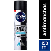 Desodorante Spray Nivea Black & White Fresh Male x 150 ml