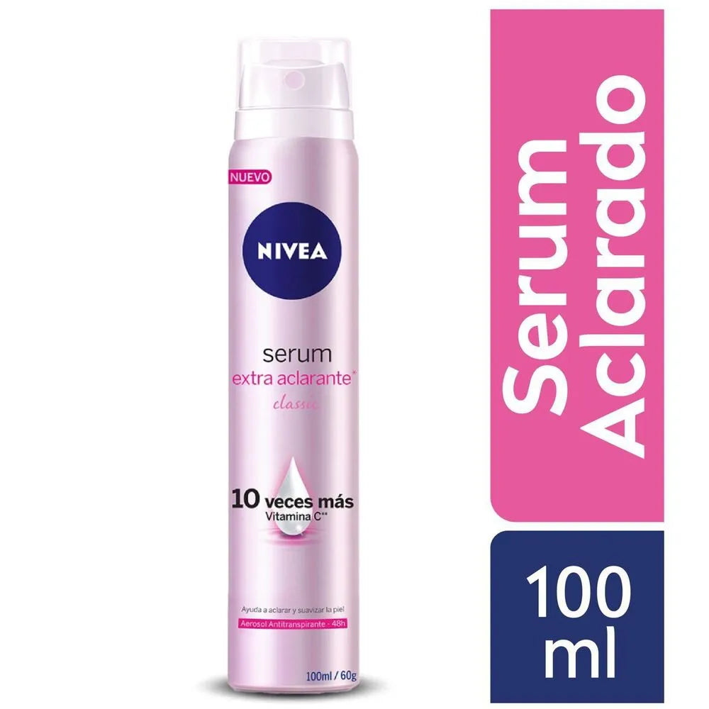 Desodorante Spray Nivea Serum Extra Aclarante x 100 ml