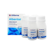 ALBENTEL CAJA X 4 FRASCOS