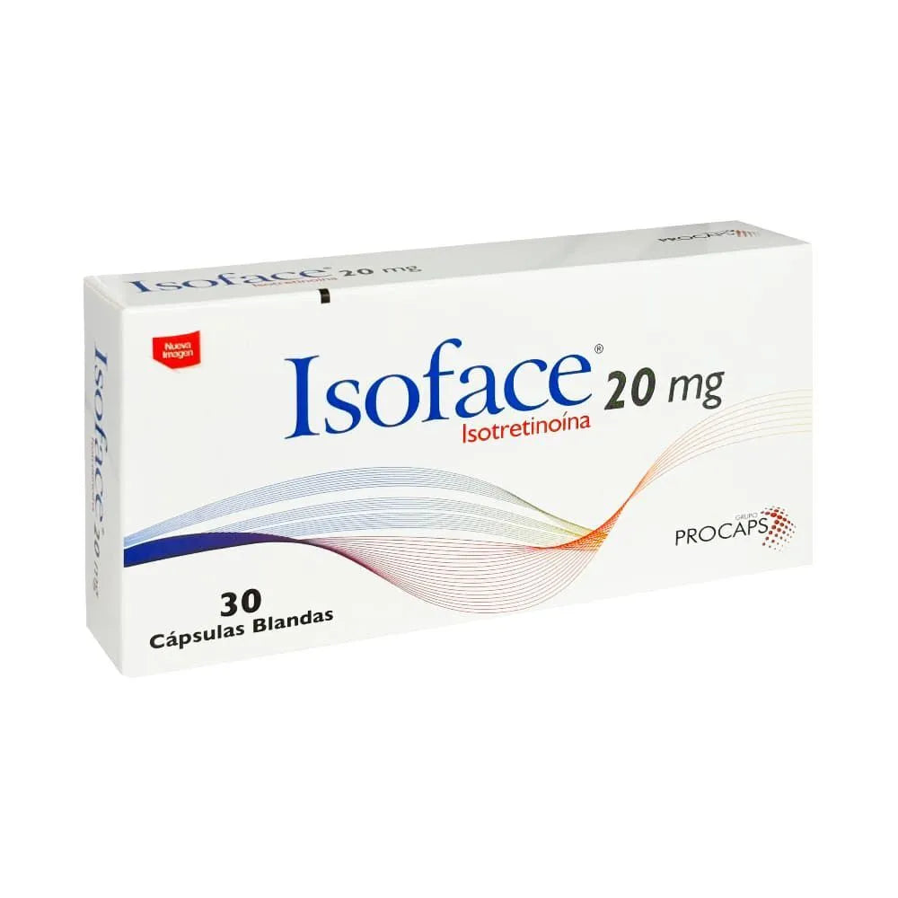 Isoface 20 mg Cápsulas Blandas