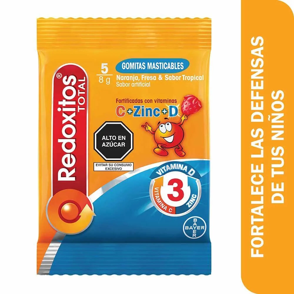 Redoxitos Total Gomitas Sobres - Caja 10 und