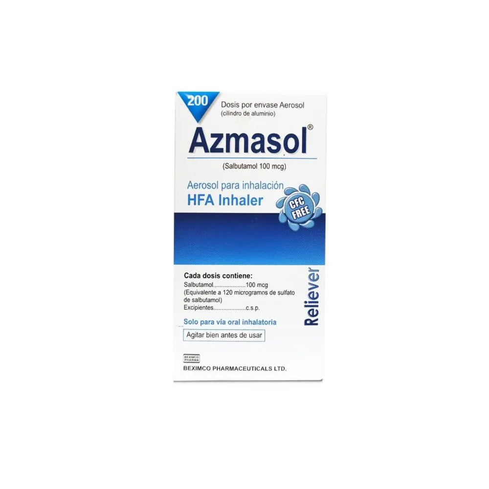 Azmasol 100 mg Inhalador